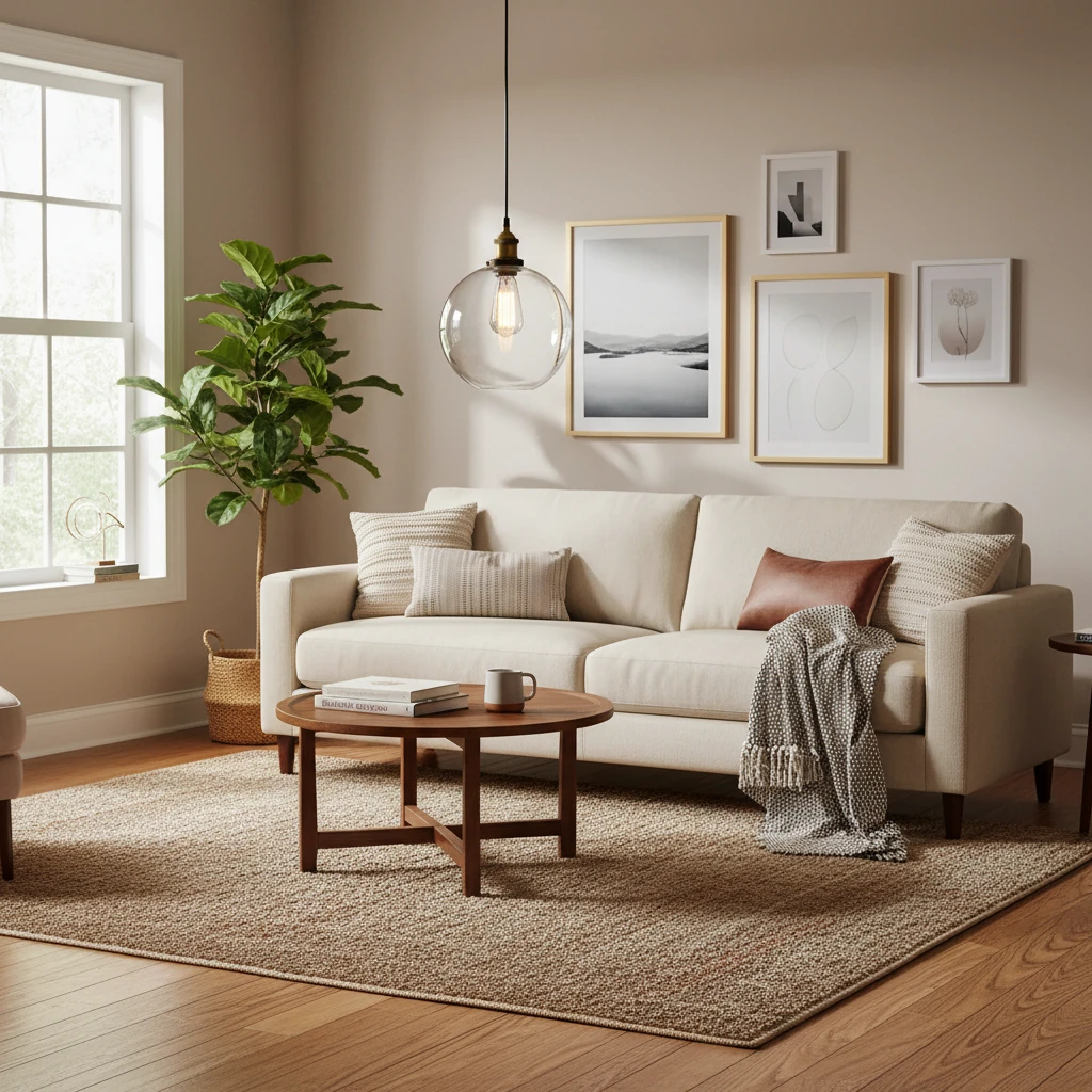 Porseleinen inbouw lifestyle-scène