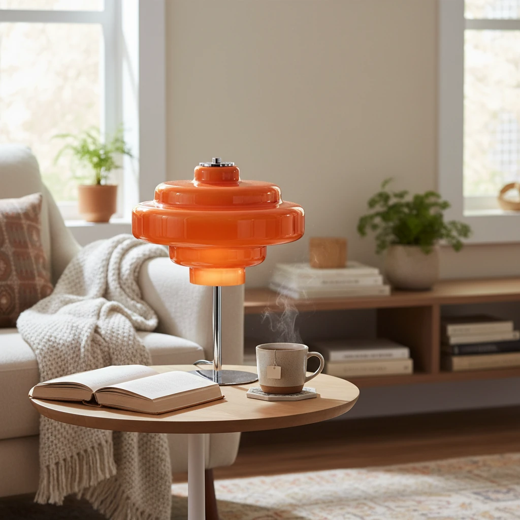 Porcelain flush mount lifestyle scene