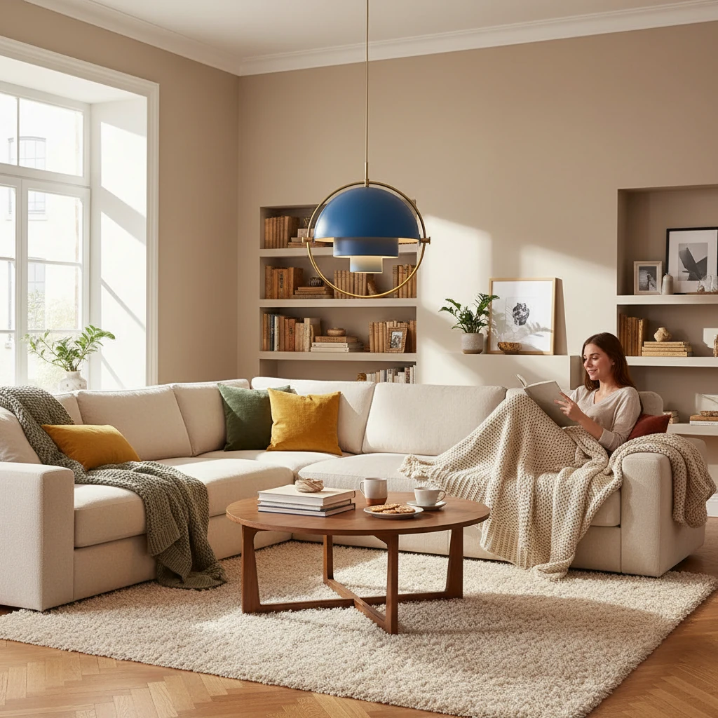 Porseleinen inbouw lifestyle-scène