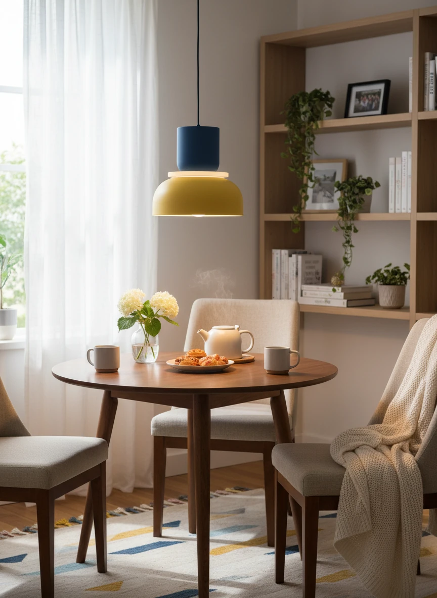 Porseleinen inbouw lifestyle-scène