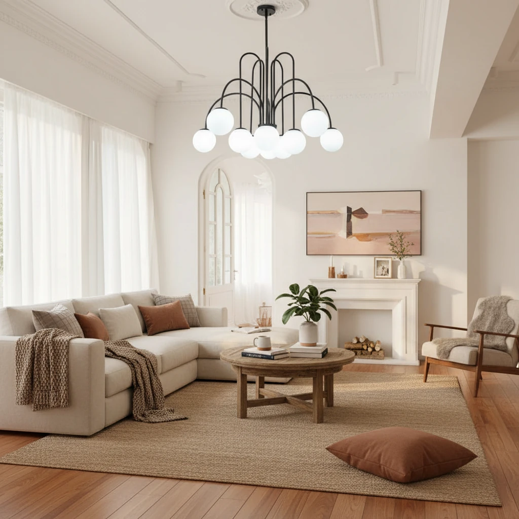 Porseleinen inbouw lifestyle-scène