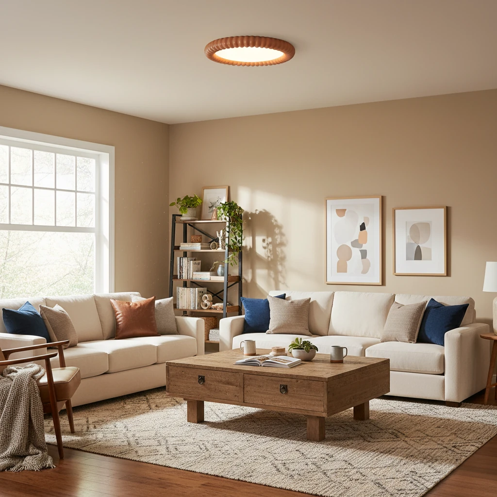Porseleinen inbouw lifestyle-scène