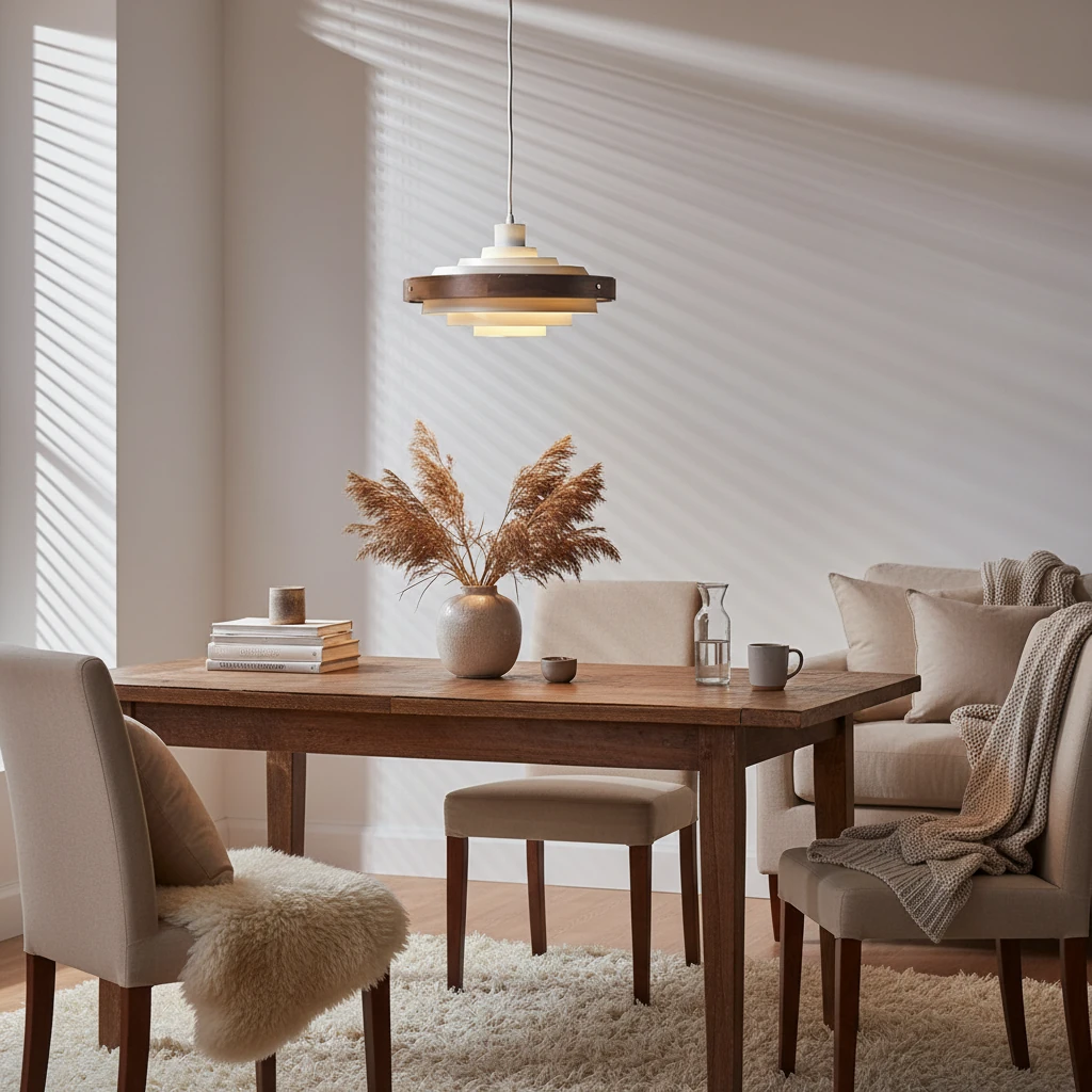 Porcelain flush mount lifestyle scene
