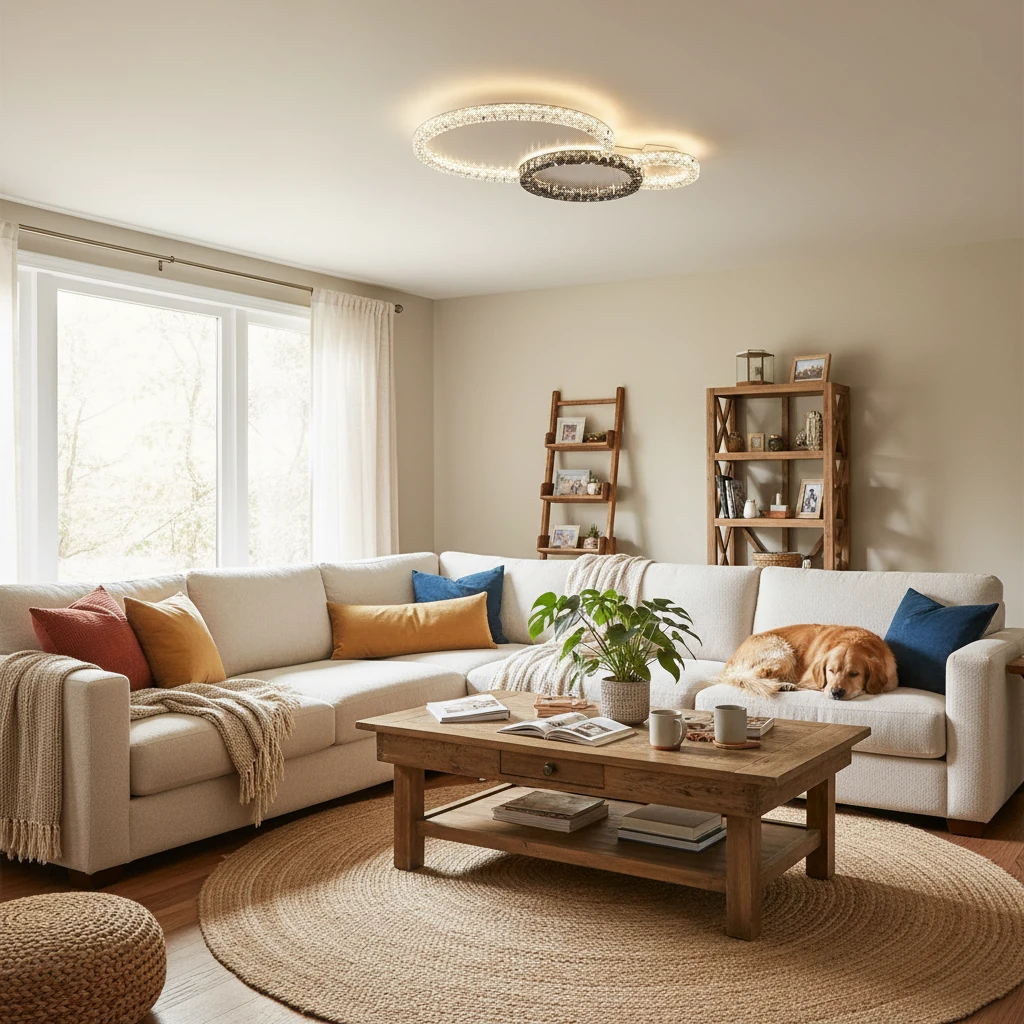 Porseleinen inbouw lifestyle-scène