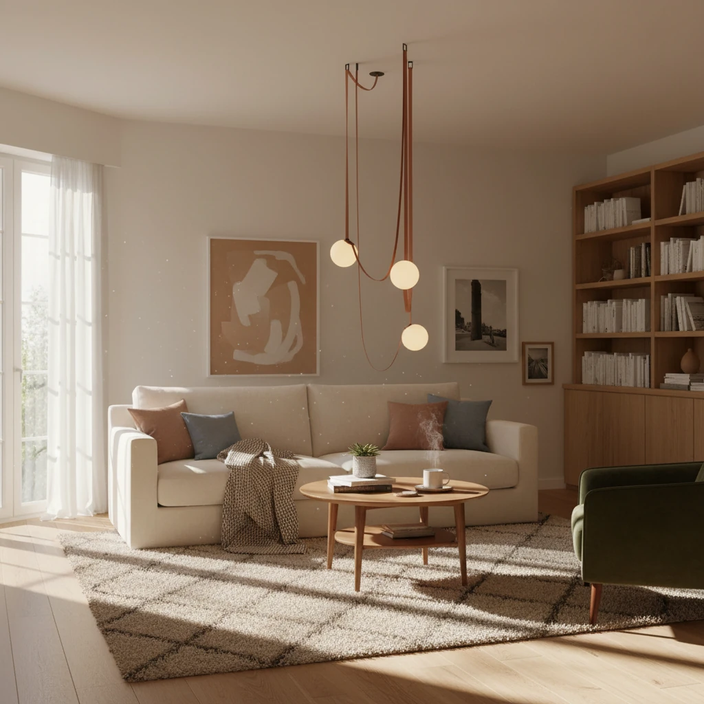 Porseleinen inbouw lifestyle-scène