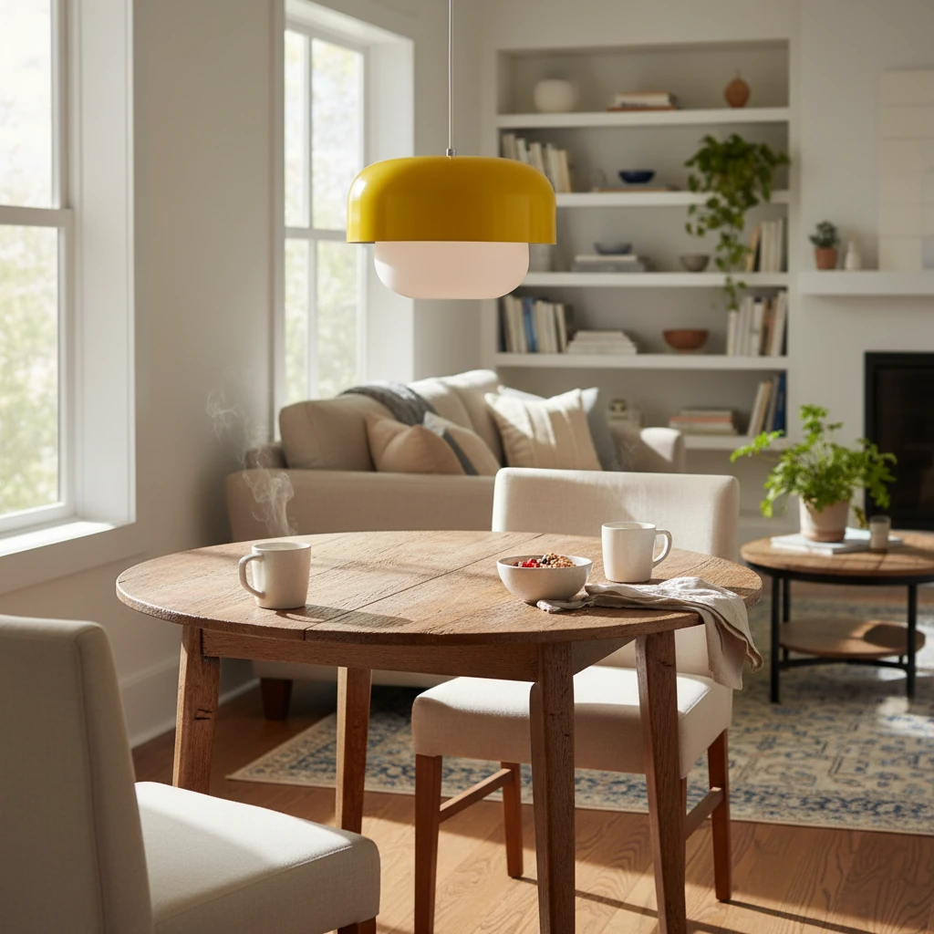 Scène de style de vie avec montage encastré en porcelaine