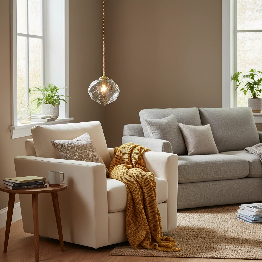 Porseleinen inbouwspiegel, lifestyle scène