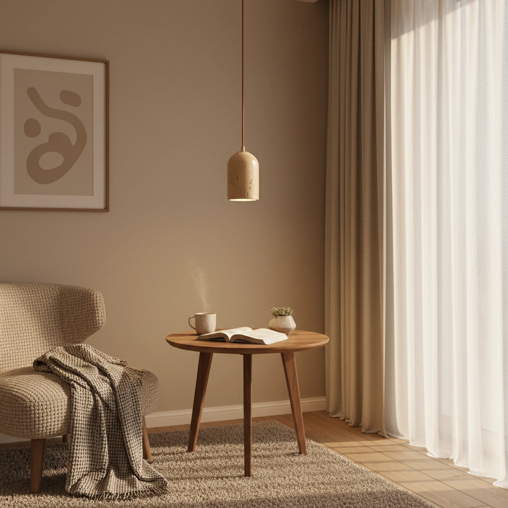 Porseleinen inbouw lifestyle-scène