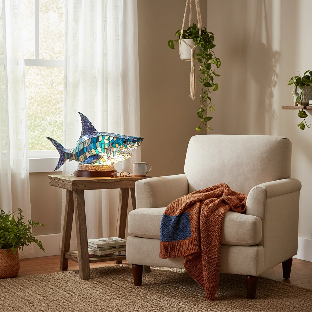 Porseleinen inbouw lifestyle-scène