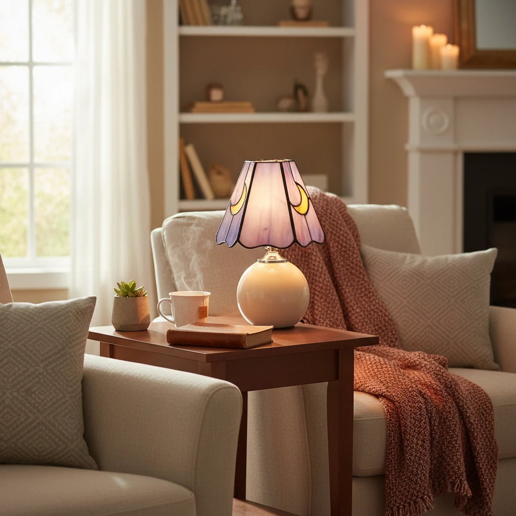 Porcelain flush mount lifestyle scene