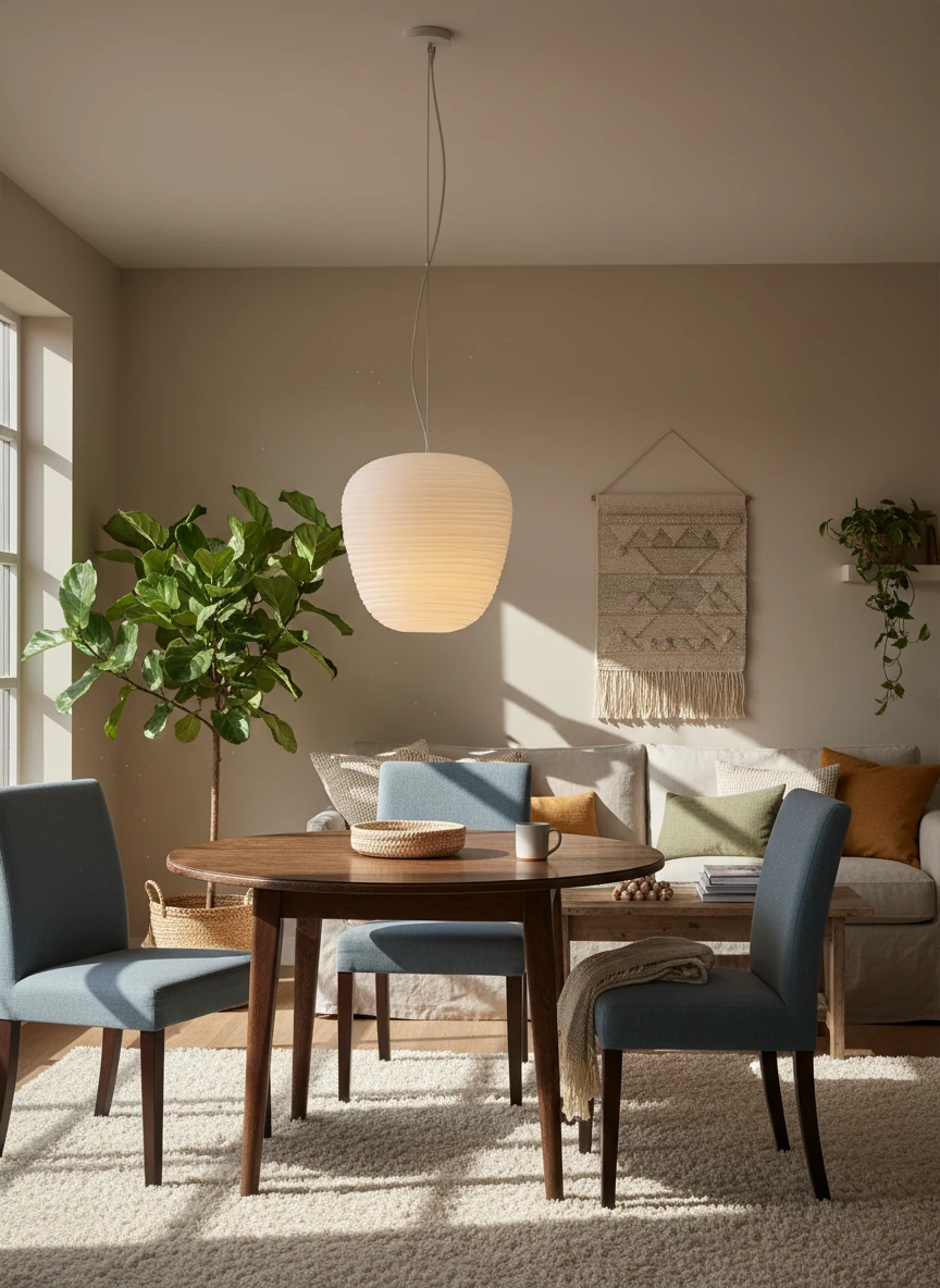 Porseleinen inbouw lifestyle-scène