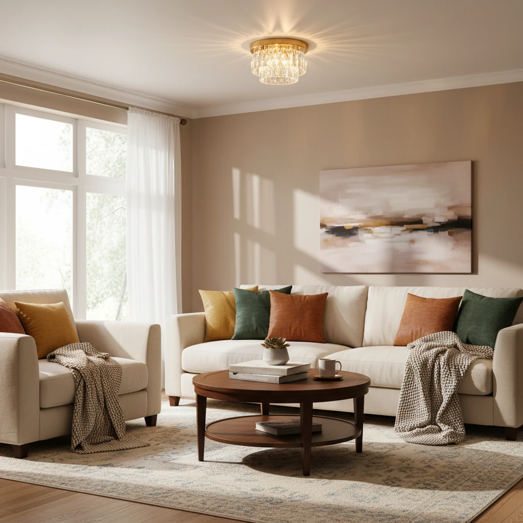 Porseleinen inbouwspiegel, lifestyle scène