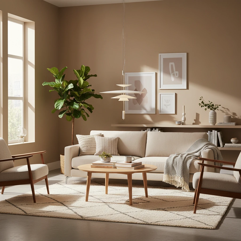 Porseleinen inbouw lifestyle-scène