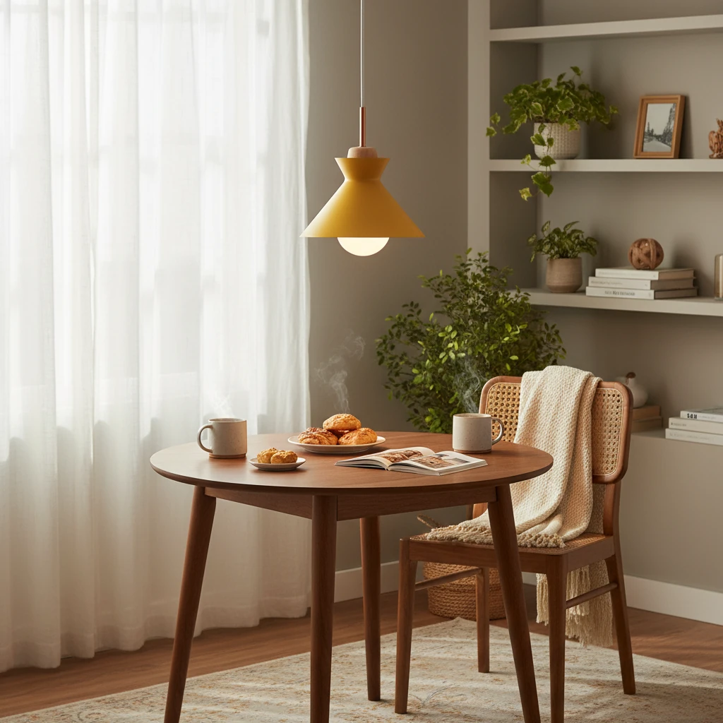 Scène de style de vie avec montage encastré en porcelaine