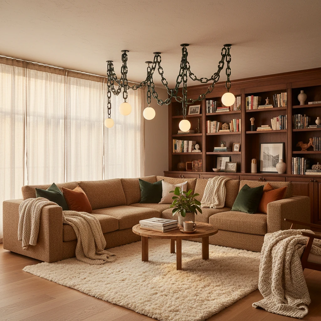Porseleinen inbouw lifestyle-scène