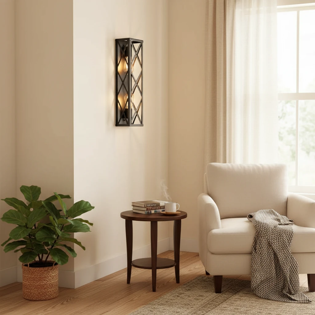 Porcelain flush mount lifestyle scene