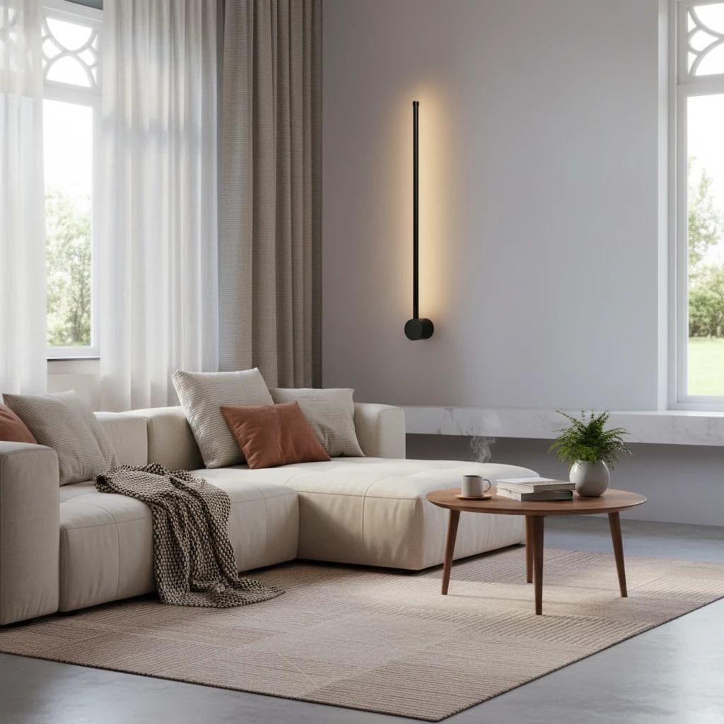 Porcelain flush mount lifestyle scene