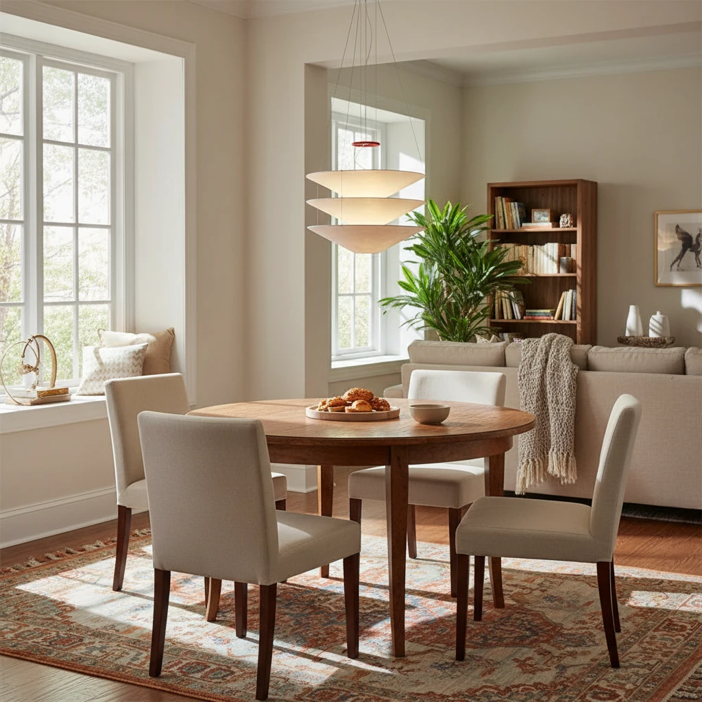 Porseleinen inbouw lifestyle-scène