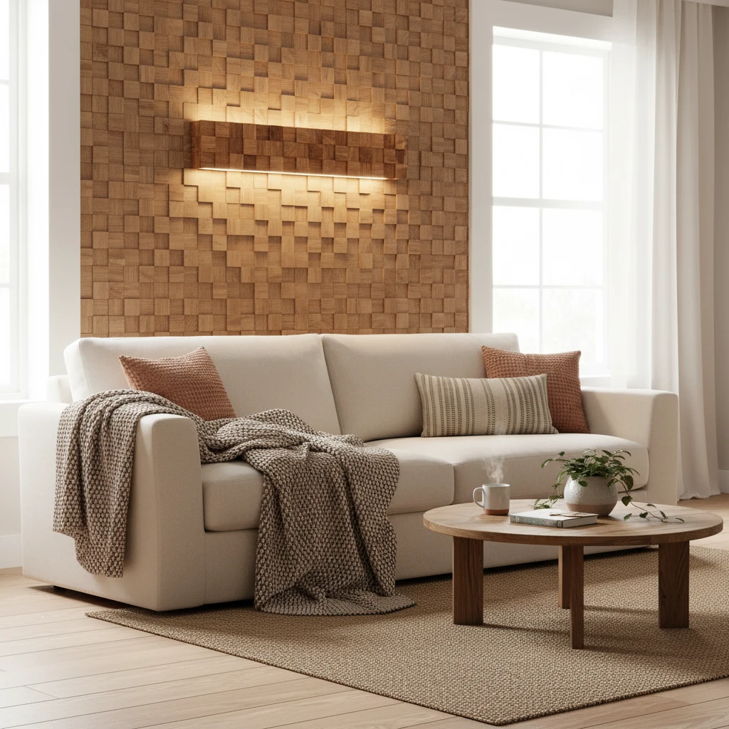 Scène de style de vie avec montage encastré en porcelaine