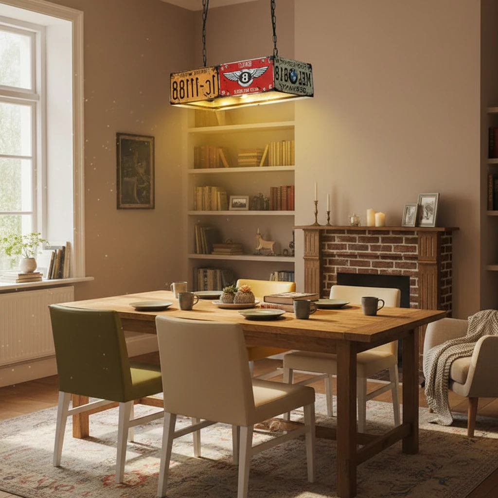 Porseleinen inbouw lifestyle-scène