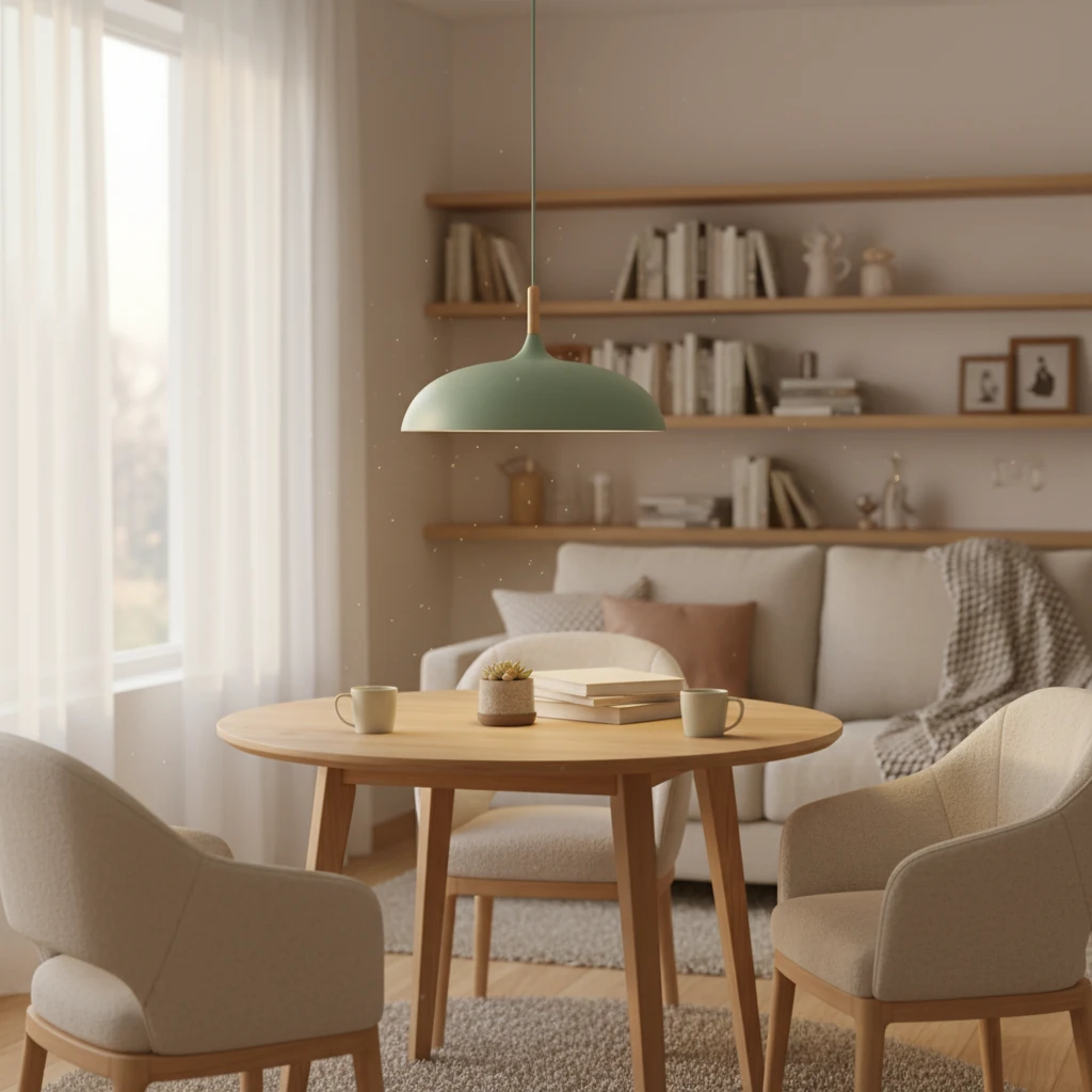 Scène de style de vie avec montage encastré en porcelaine