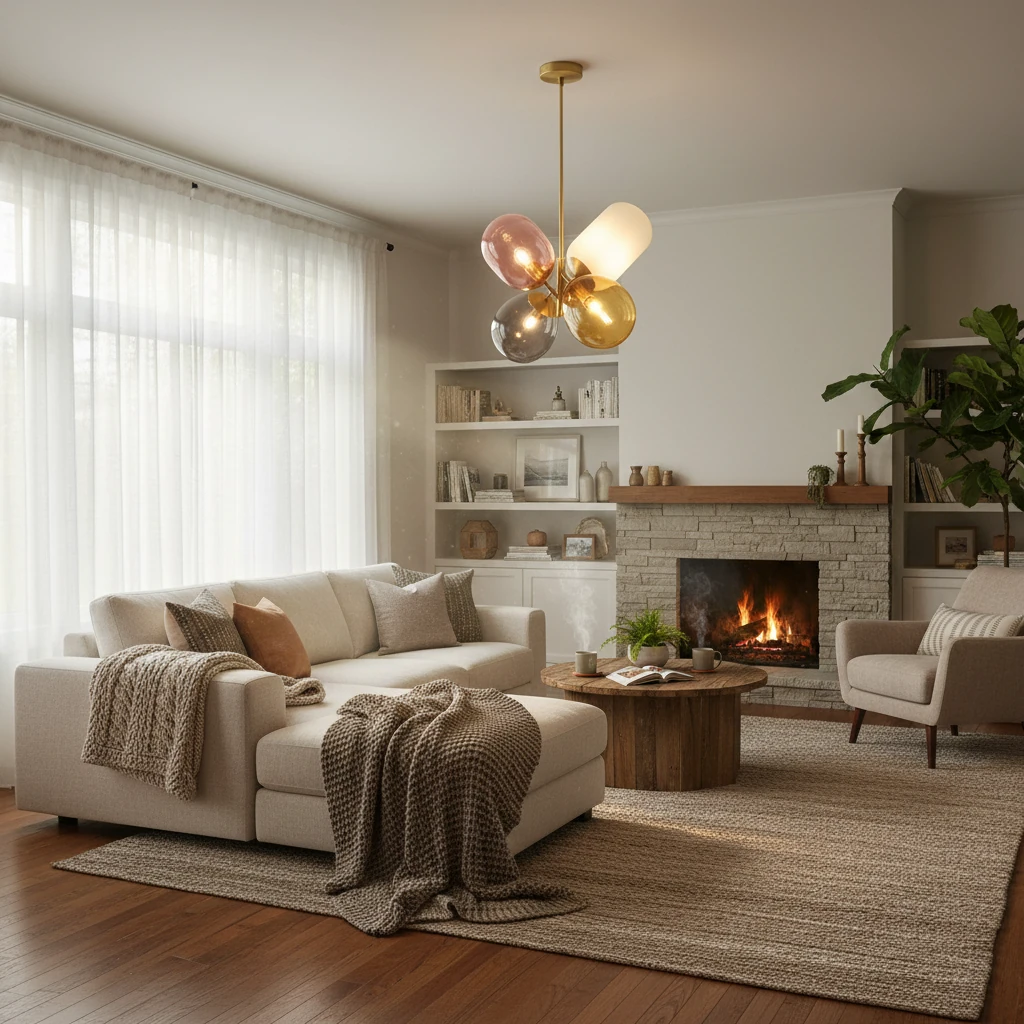 Porseleinen inbouw lifestyle-scène