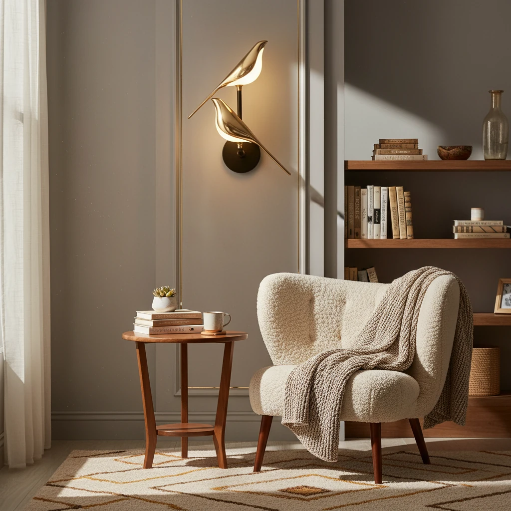 Porcelain flush mount lifestyle scene