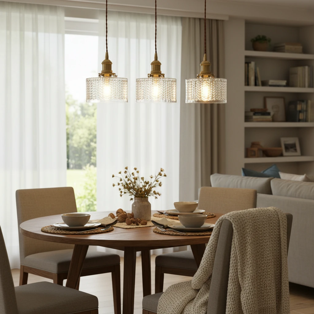 Porcelain flush mount lifestyle scene