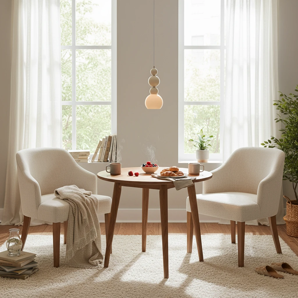 Scène de style de vie avec montage encastré en porcelaine