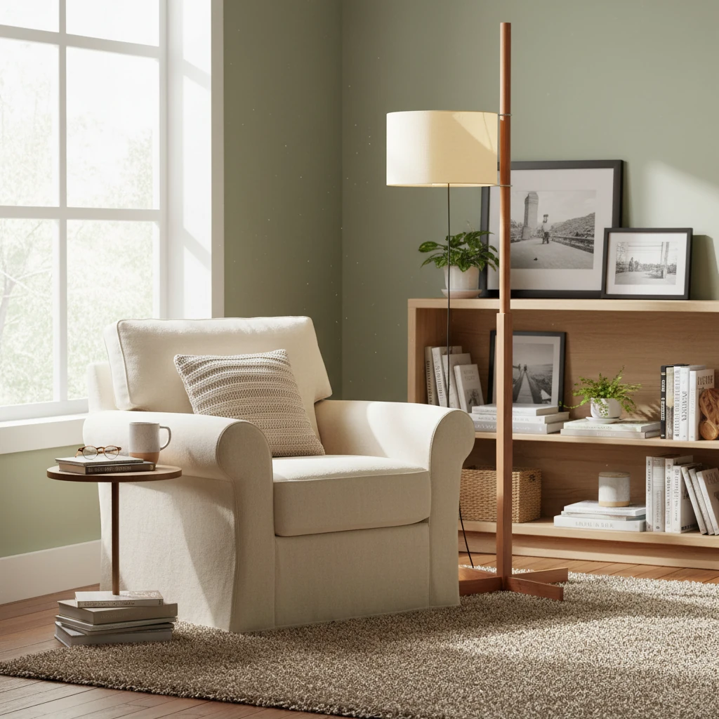 Porseleinen inbouw lifestyle-scène