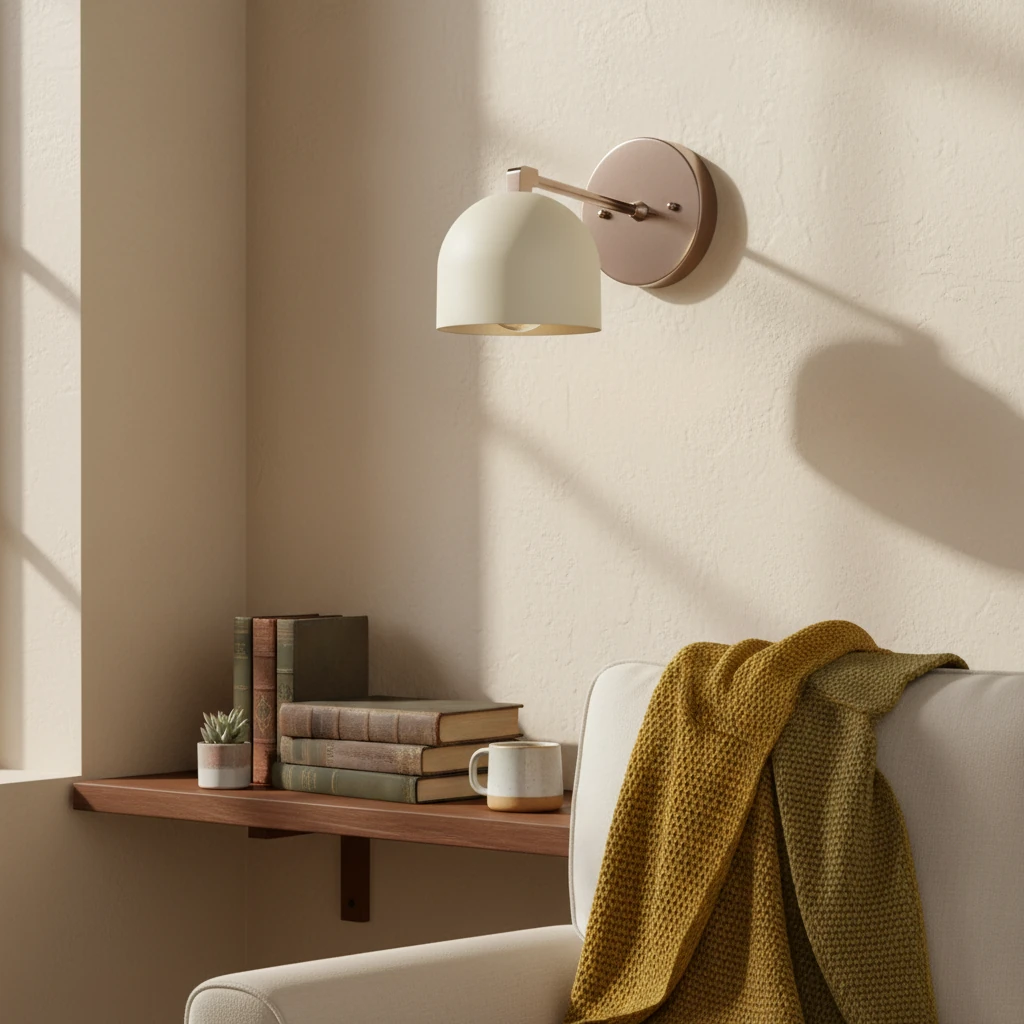 Porcelain flush mount lifestyle scene