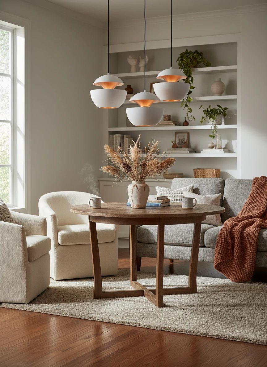 Porseleinen inbouw lifestyle-scène