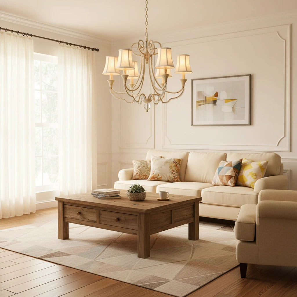 Porseleinen inbouw lifestyle-scène