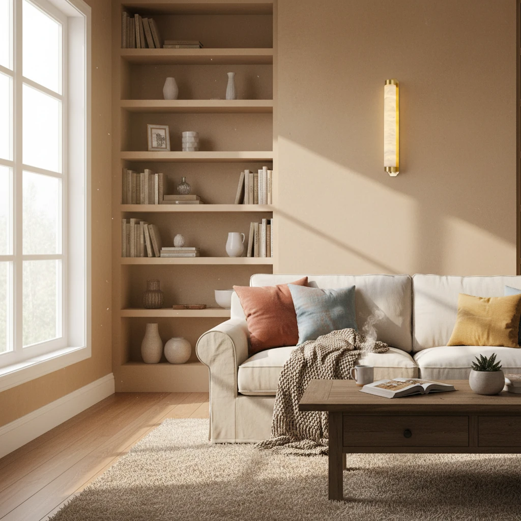 Porseleinen inbouw lifestyle-scène