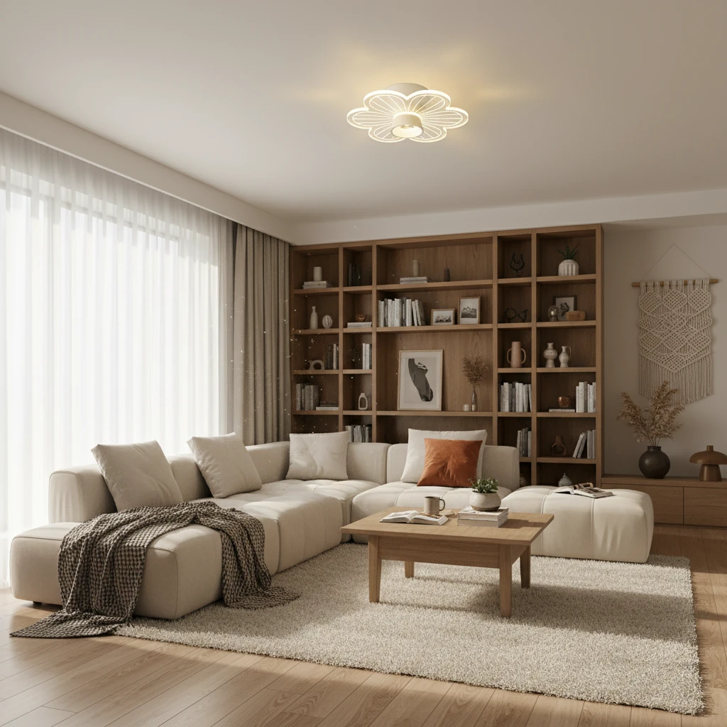 Porzellan-Einbauleuchte Lifestyle-Szene
