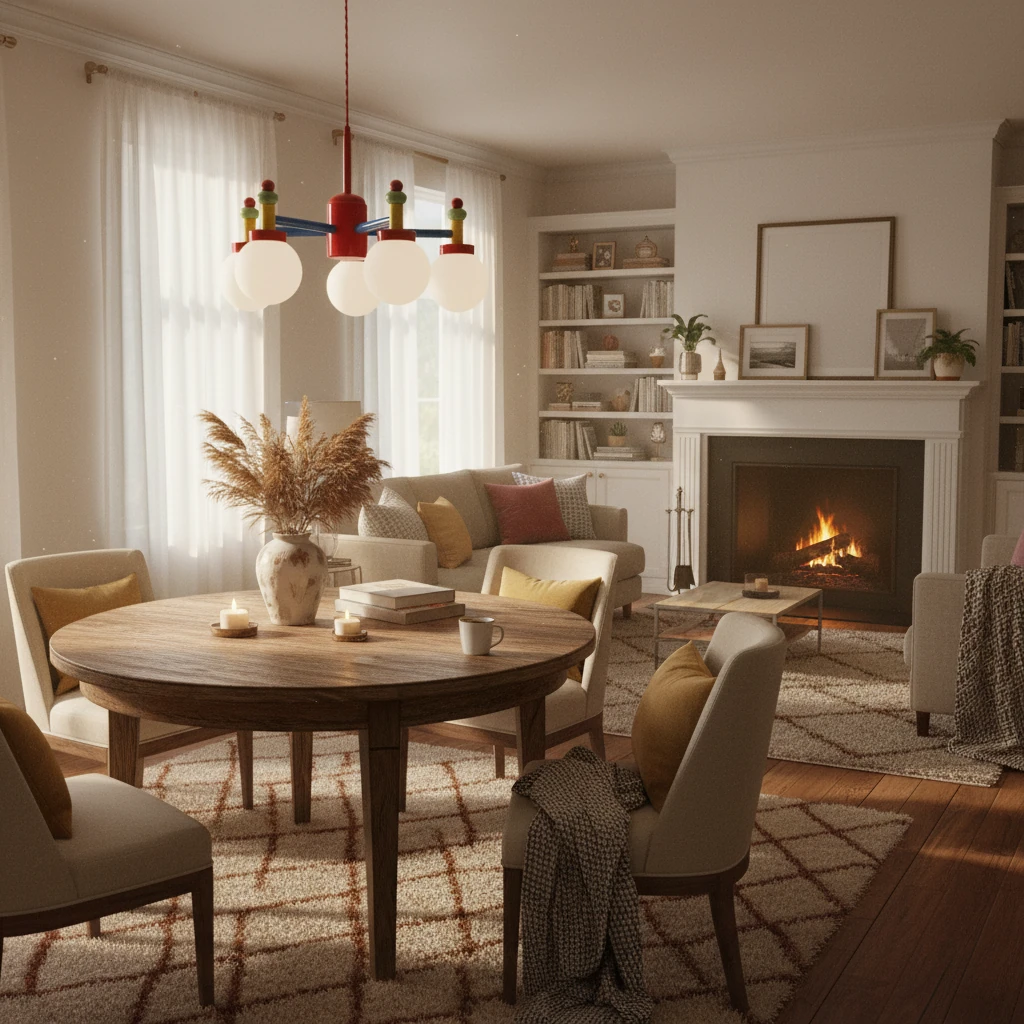 Porcelanowa scena życia w montażu podtynkowym