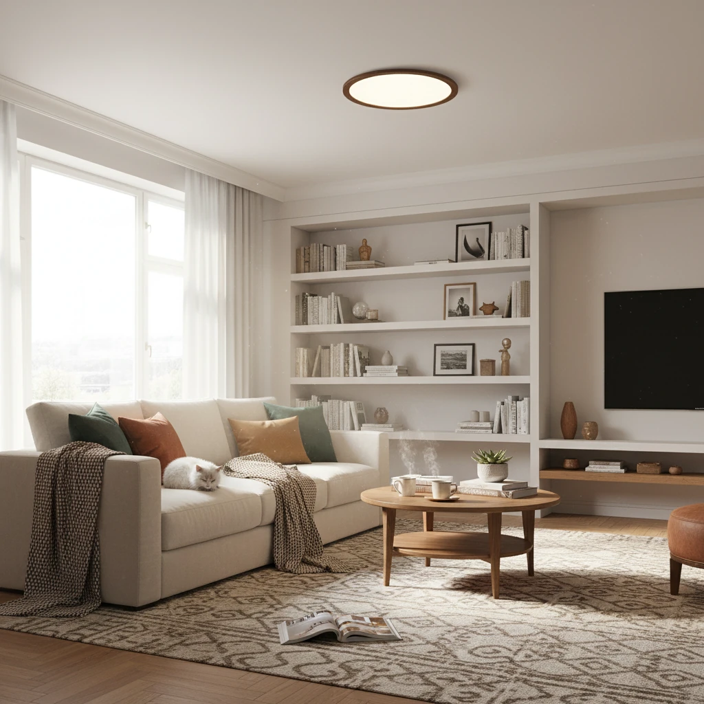 Porseleinen inbouw lifestyle-scène
