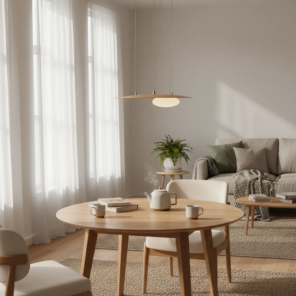 Porseleinen inbouw lifestyle-scène