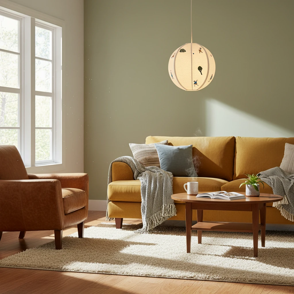 Porseleinen inbouw lifestyle-scène