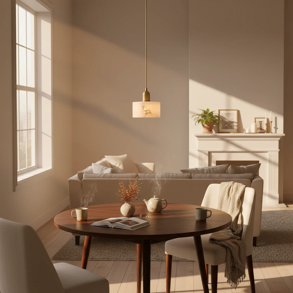 Porseleinen inbouw lifestyle-scène
