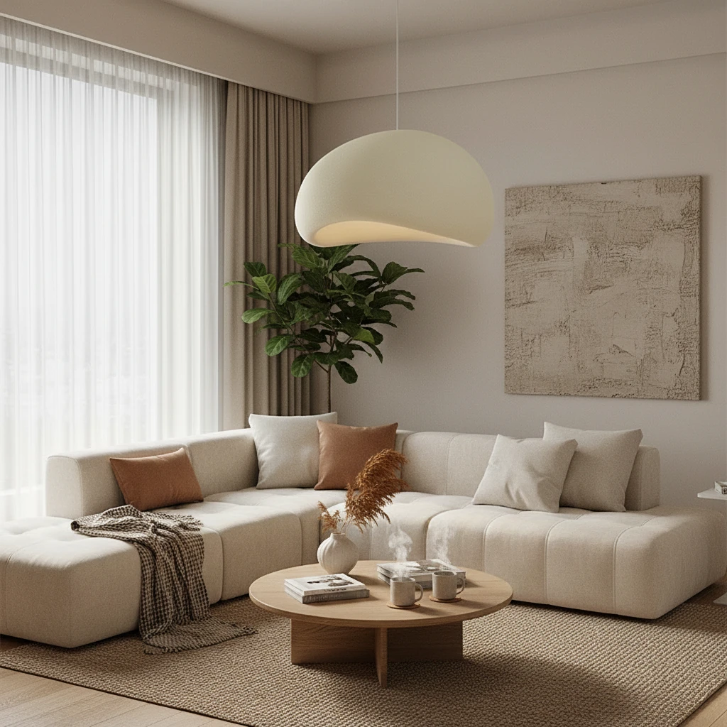 Escena de estilo de vida con montaje empotrado de porcelana