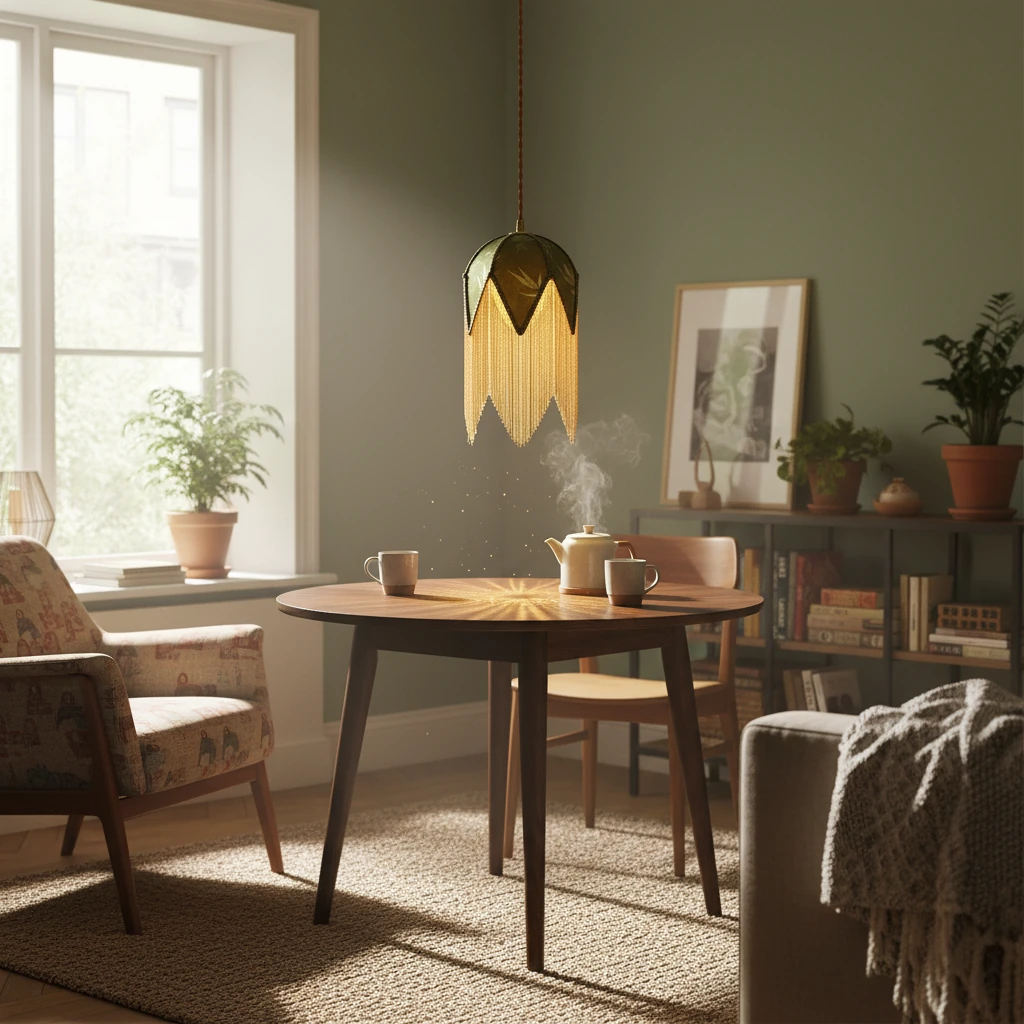 Porseleinen inbouw lifestyle-scène