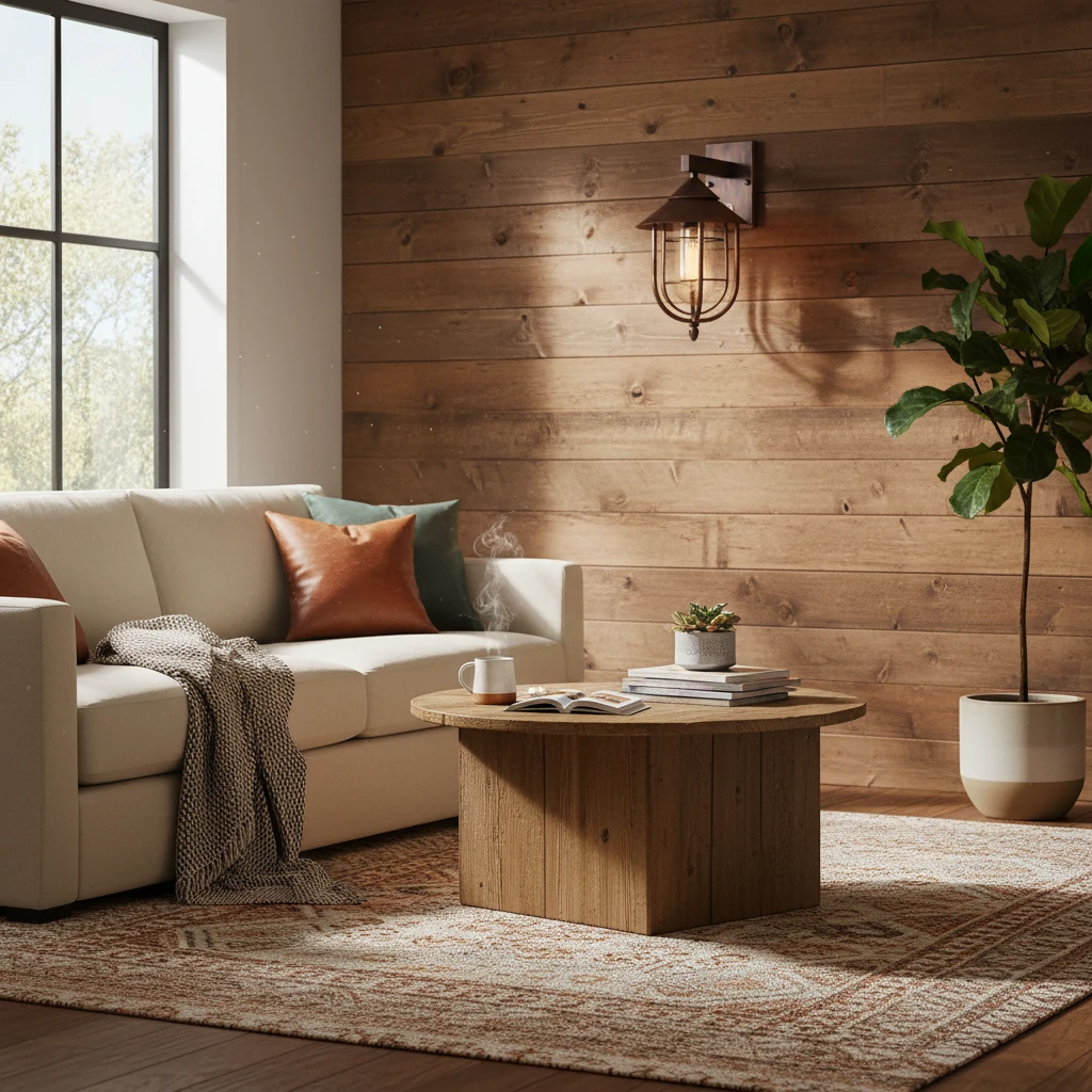Porcelain flush mount lifestyle scene
