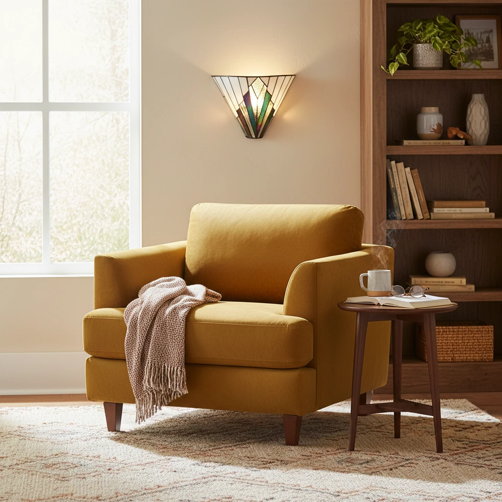 Porcelain flush mount lifestyle scene