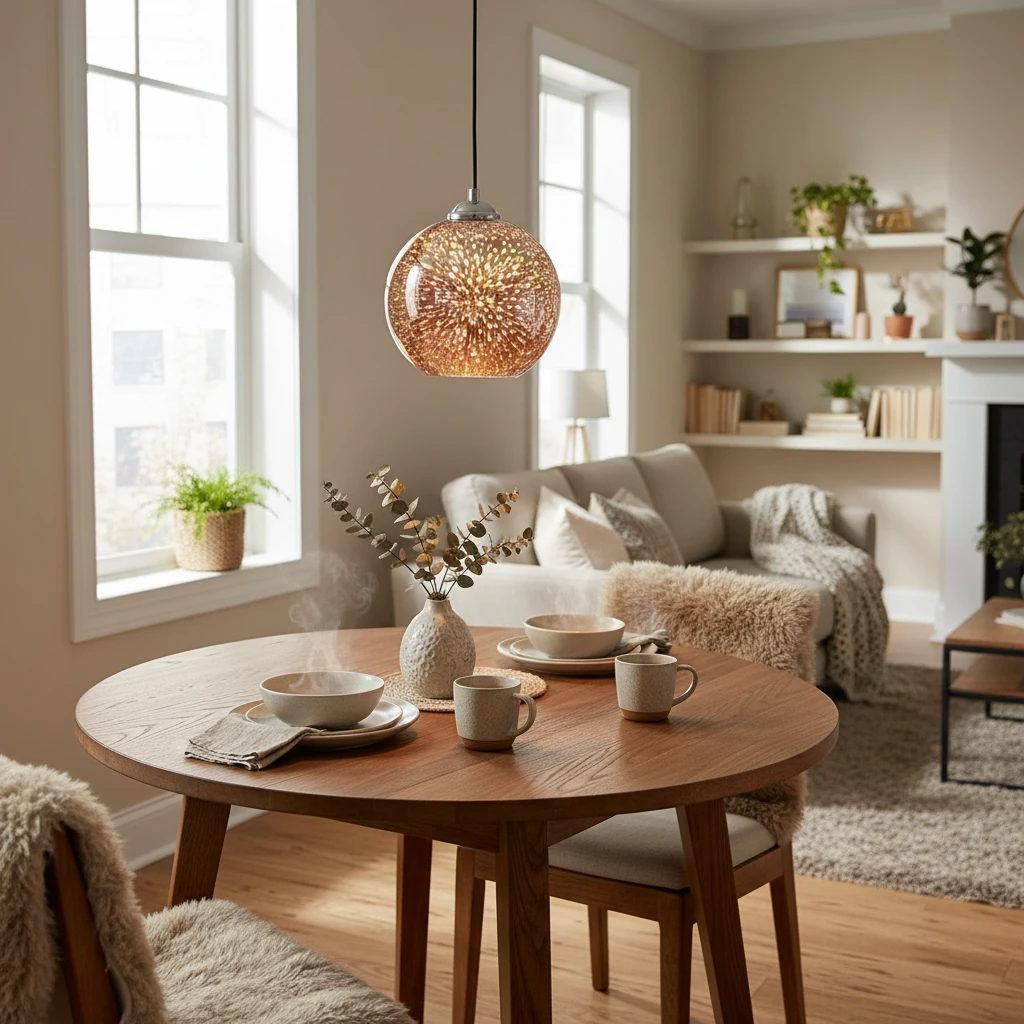 Scène de style de vie avec montage encastré en porcelaine