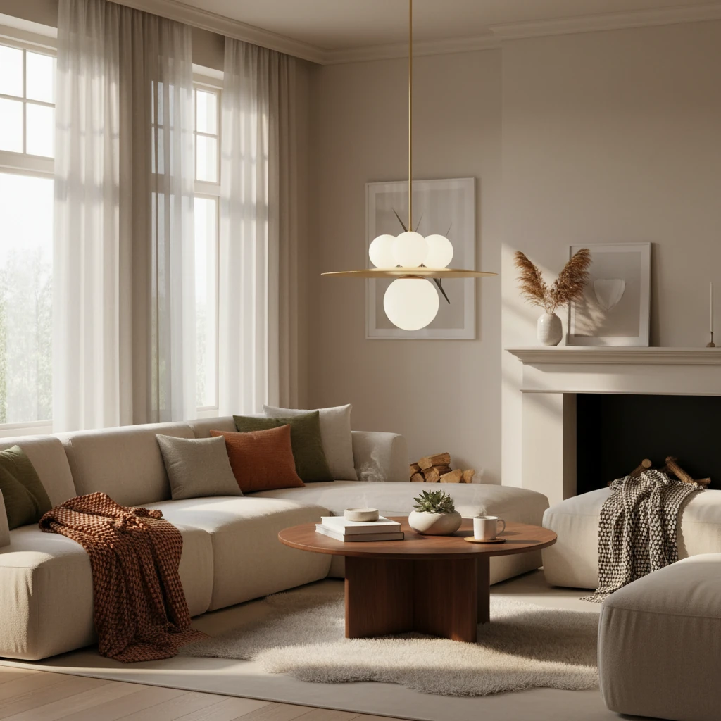 Porseleinen inbouw lifestyle-scène