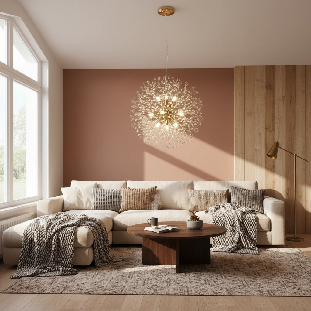 Porcelain flush mount lifestyle scene