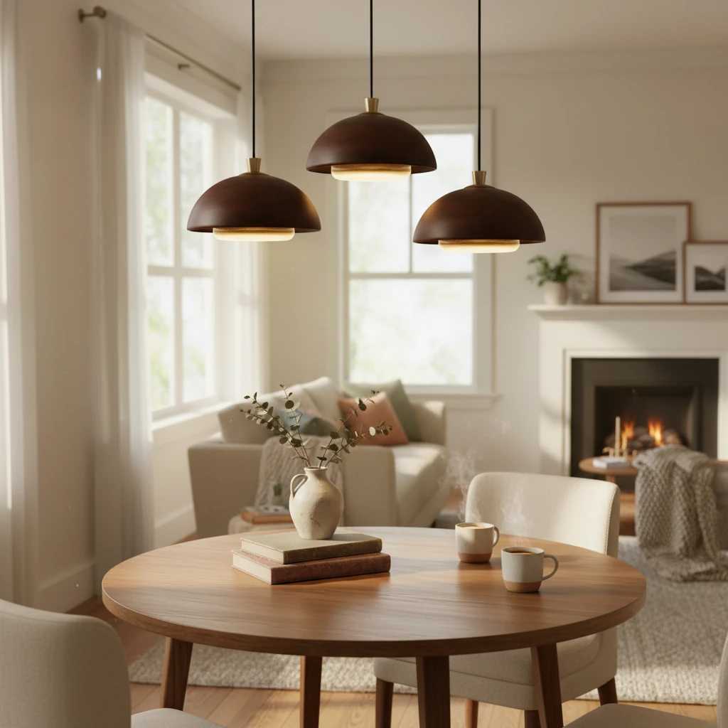 Porcelain flush mount lifestyle scene