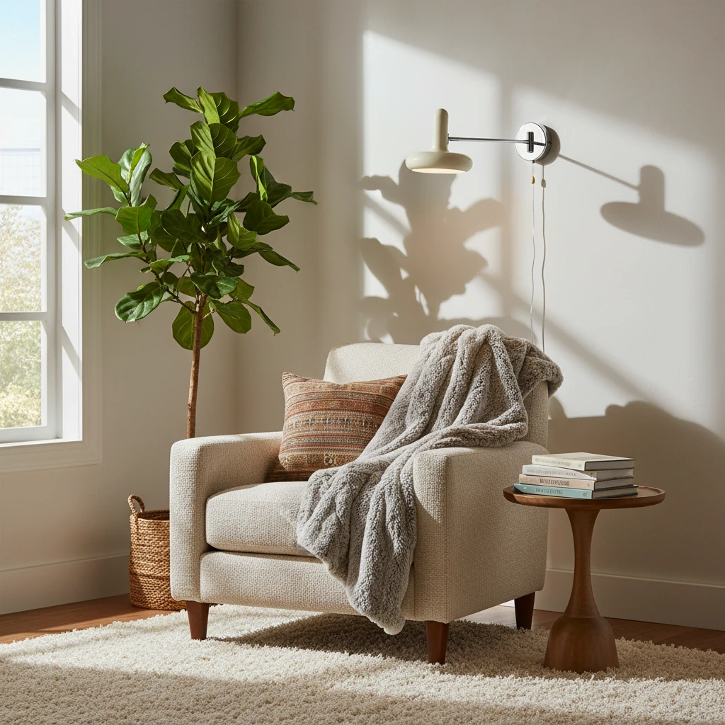 Porseleinen inbouw lifestyle-scène