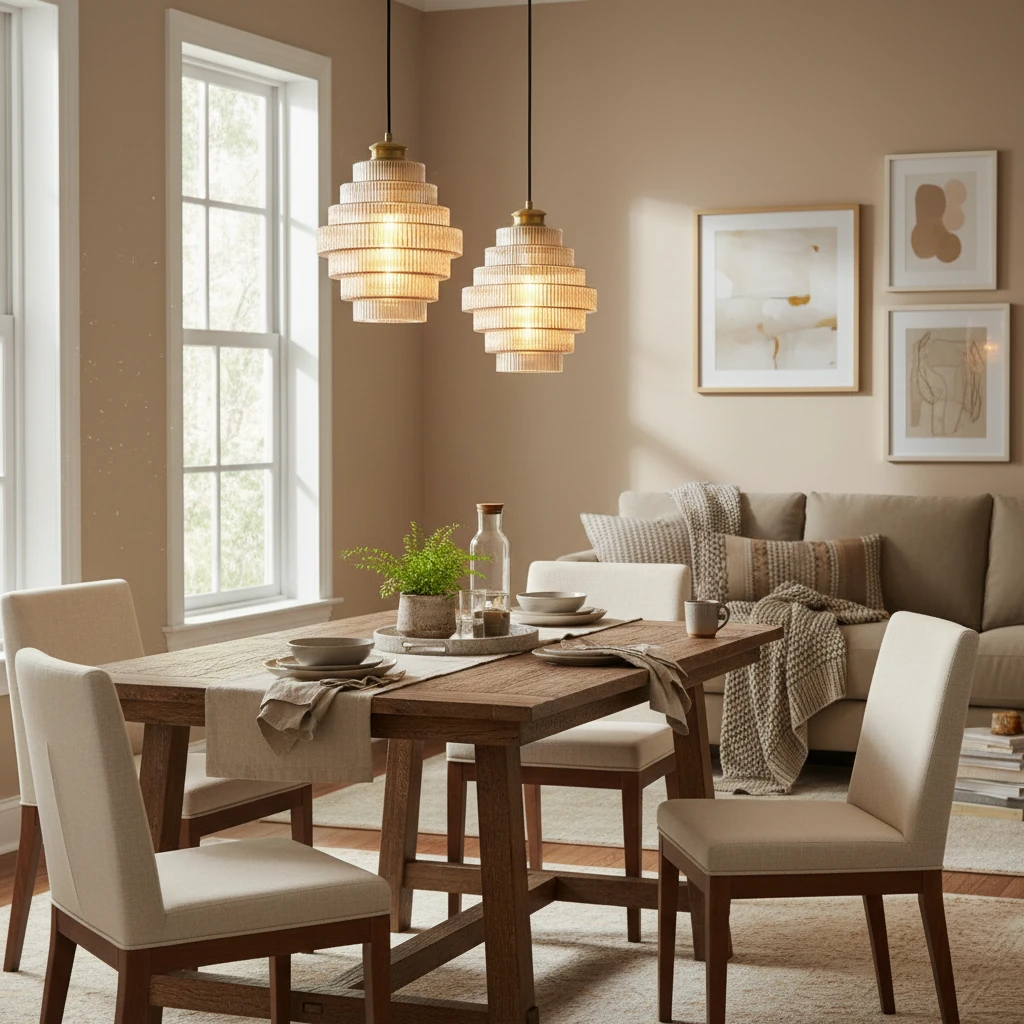 Porseleinen inbouw lifestyle-scène